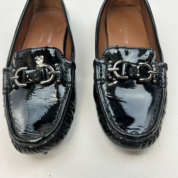 Donald J Pliner Women’s Viky Shiny Loafers Black Size 6.5 - Picture 4 of 10